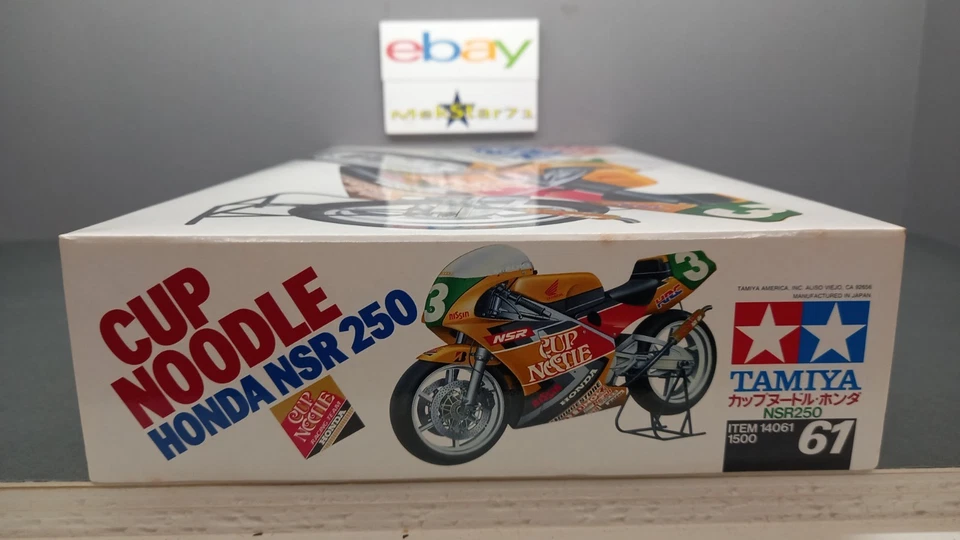 1/12 Tamiya Honda NSR 250 1990 Cup Noodle N. Aoki  14061 + Decals HB - Immagine 3 di 4