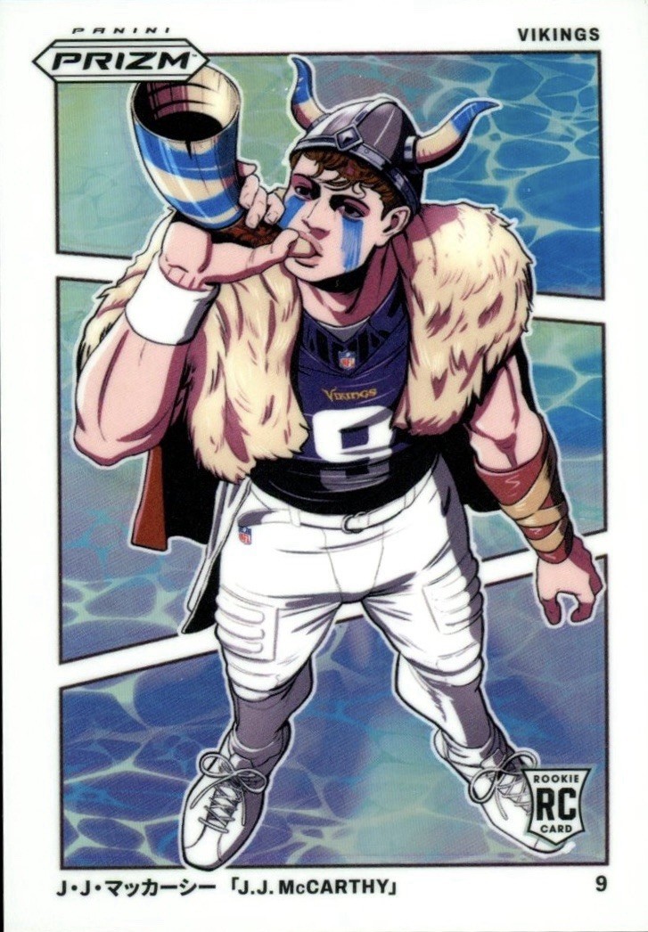 Magnet of 2024 Prizm Manga Vertical J.J. McCarthy Rookie | eBay