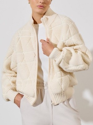 Brochu Walker M Avalon Bomber Cardigan Women s Reversible Jacket $598.