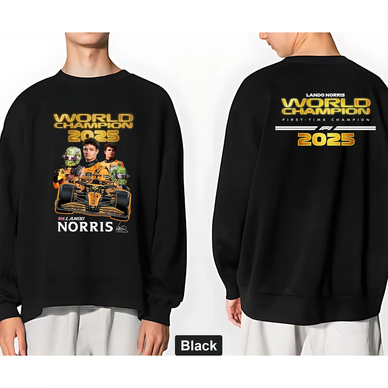 Lando Norris Formula World Champion 2025 Sweatshirt