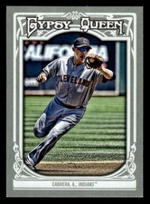 2013 Topps Gypsy Queen #242 Asdrubal Cabrera Card Cleveland Indians