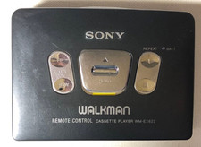 Sony Walkman WM-EX622 Cassette Player Black Vintage Used Tested Working Japan
