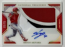 Limited Edition Of 25: Shogo Akiyama Rookie Autographed Game-Used Jumbo Patch
