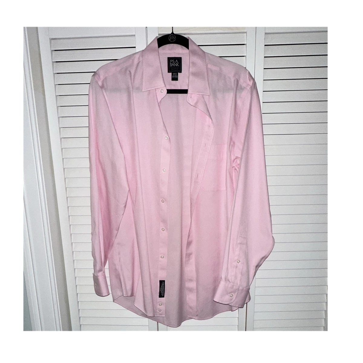 Pink Slim Short Sleeve Dress Shirts for Men | eBay