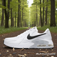 Nike Air Max Excee Shoes White Black Pure Platinum CD4165-100 Men's Sizes NEW