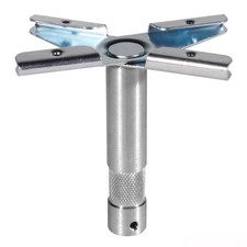 Modern Studio Equipment Drop Ceiling Scissor Clamp with 5/8"" Baby Pin, Silver