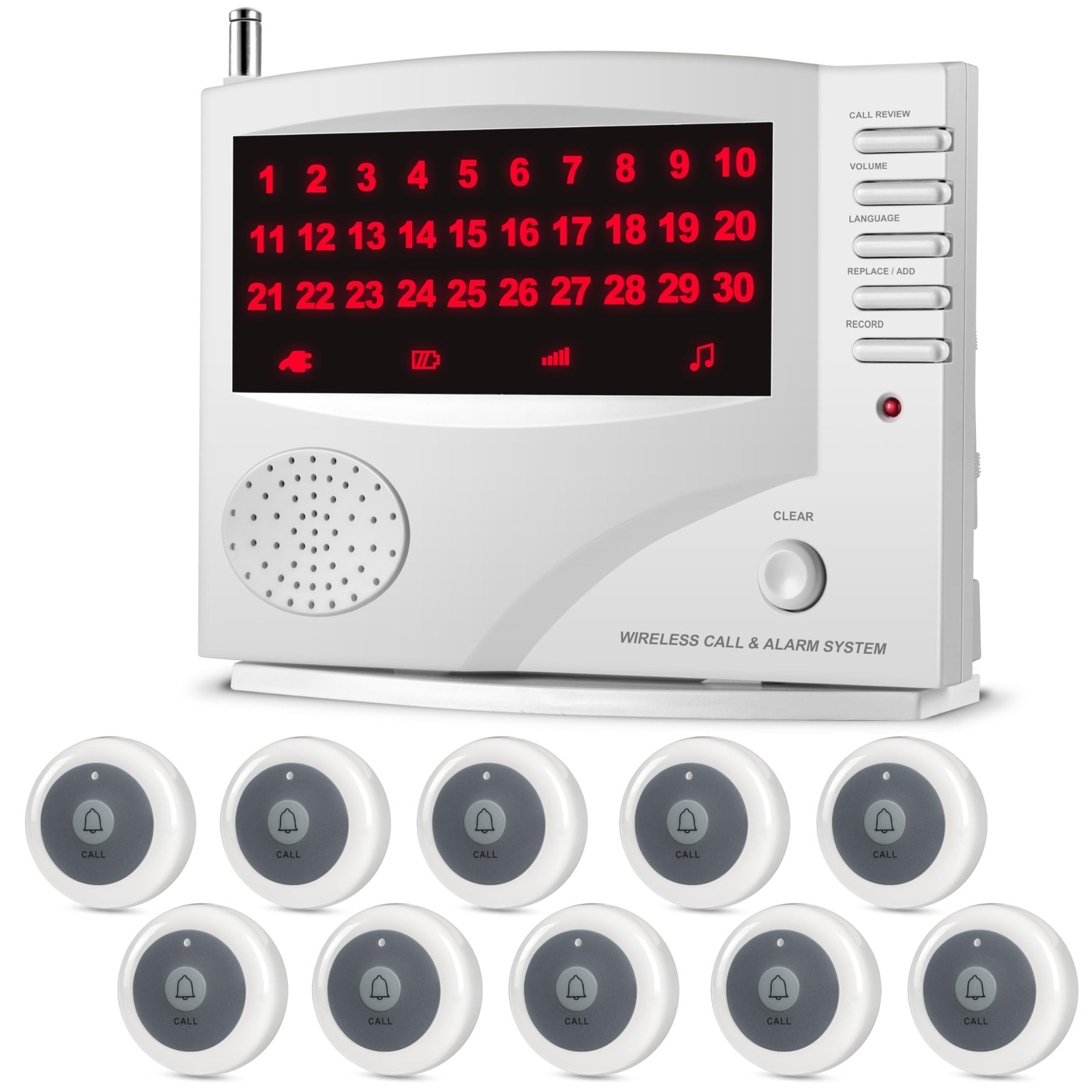 Synlett Wireless Calling System Caregiver Pager For Nurses Station 10