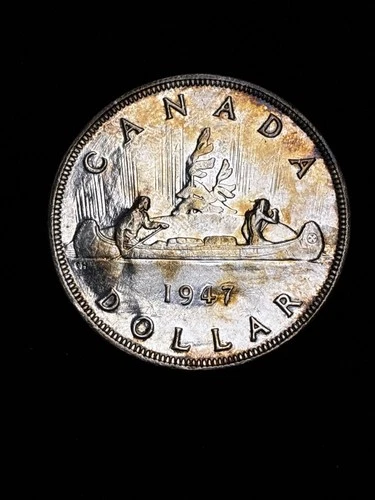 1947 Canadian Silver Dollar $1