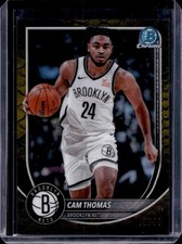 2025-26 Bowman Cam Thomas Chrome Reptilian Refractor #BCV-59 Nets