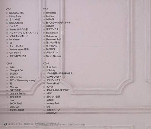 CD AAA 15th Anniversary All Time Best -thanx AAA lot- Music (4 CDs