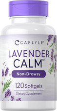 Lavender Pills 80 Mg 120 Softgel Capsules Calm  Non-Drowsy Formula Non-Gmo  Gl