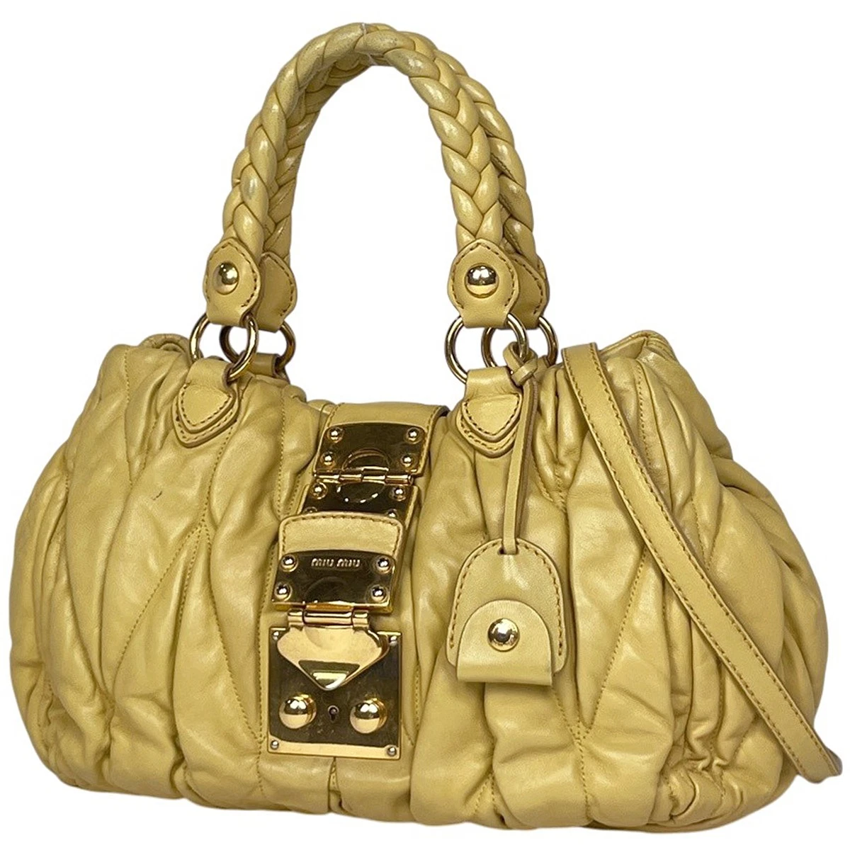 バッグ miumiu hand bag yellow archive Miu Miu Yellow Bags & Handbags for Women for sale | eBay