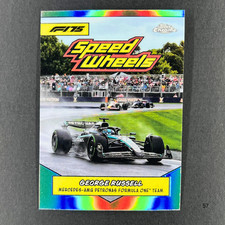2025 Topps Chrome F1 George Russell Speed Wheels Refractor #75-MAMG