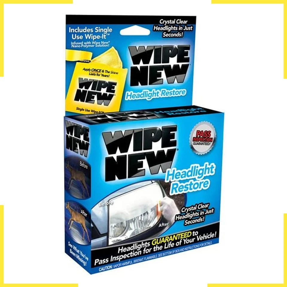 Wipe New Headlight Restore Wipe-On Applicator  Kit - Image 4 of 4
