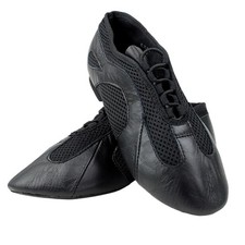 Leather Splice Jazz Shoes For Dance Styles Including Street And Modern Dance