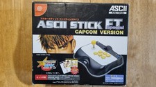 Dreamcast ASCII FT Capcom Arcade Stick Sega carte in ottime condizioni
