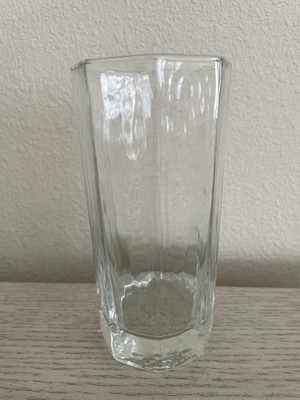VTG Libbey Glass Co.Facets Clear Octagon Cooler Highball Glasses 12 oz Set of 4 