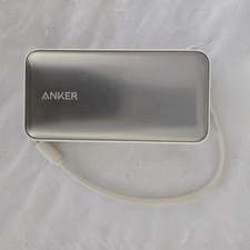 Anker Nano Power Bank 30W, Built-In USB-C Cable Shell White