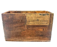 Vintage Wooden Shipping Box 12×7.5×5 – Sweet & Doyle Foundry Machine Co. Troy NY