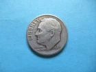 1947-D Roosevelt Silver Dime G - VG r