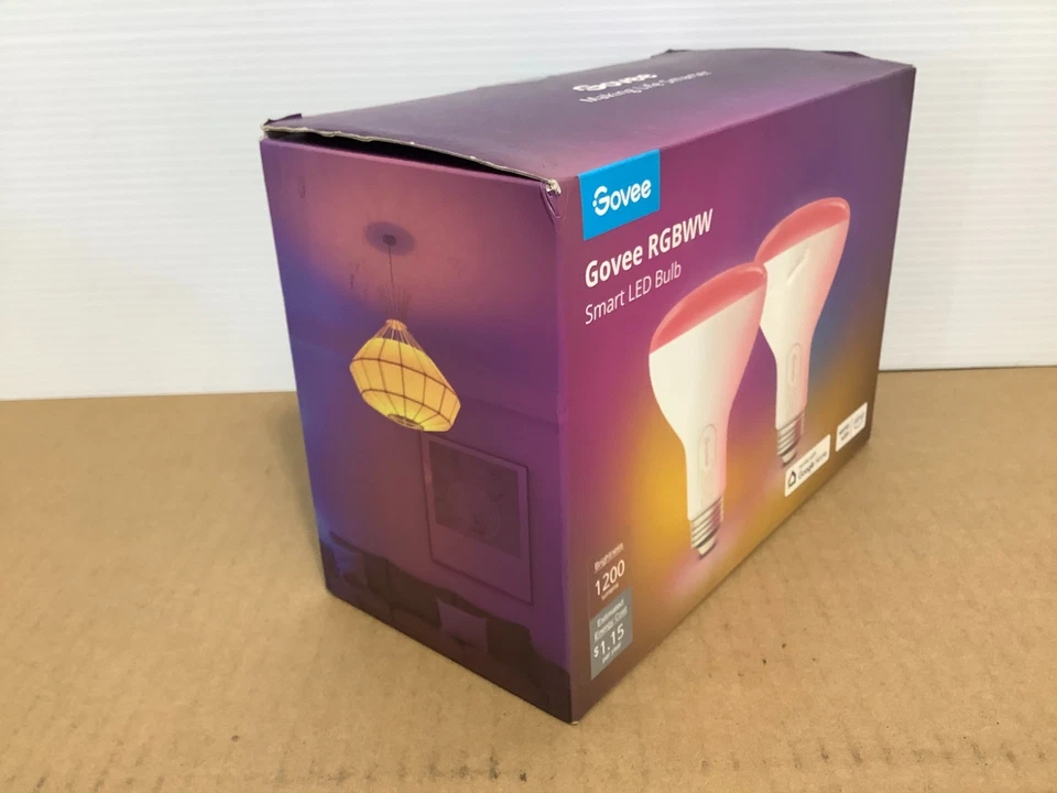 Govee H6010 RGBWW Smart LED Light Bulbs - Image 4 of 4