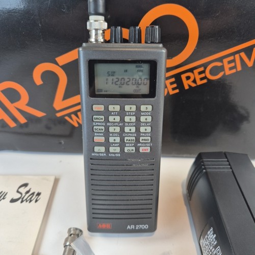 AOR AR-2700 Wide Range Portable Monitor Receiver Ham Radio Scanner Boxed Working - Picture 2 of 23