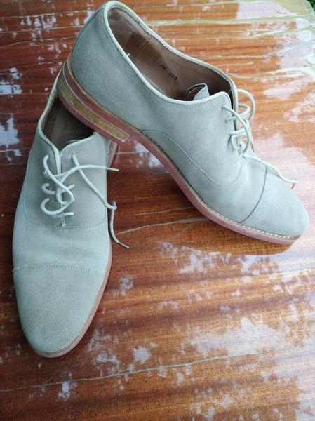 Men Loding Heels Beige Suede 42