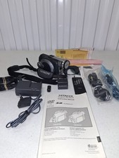 Hitachi DZ-MV380A DVD Camcorder Tested Works w/ Box Remote Charger Battery Cords