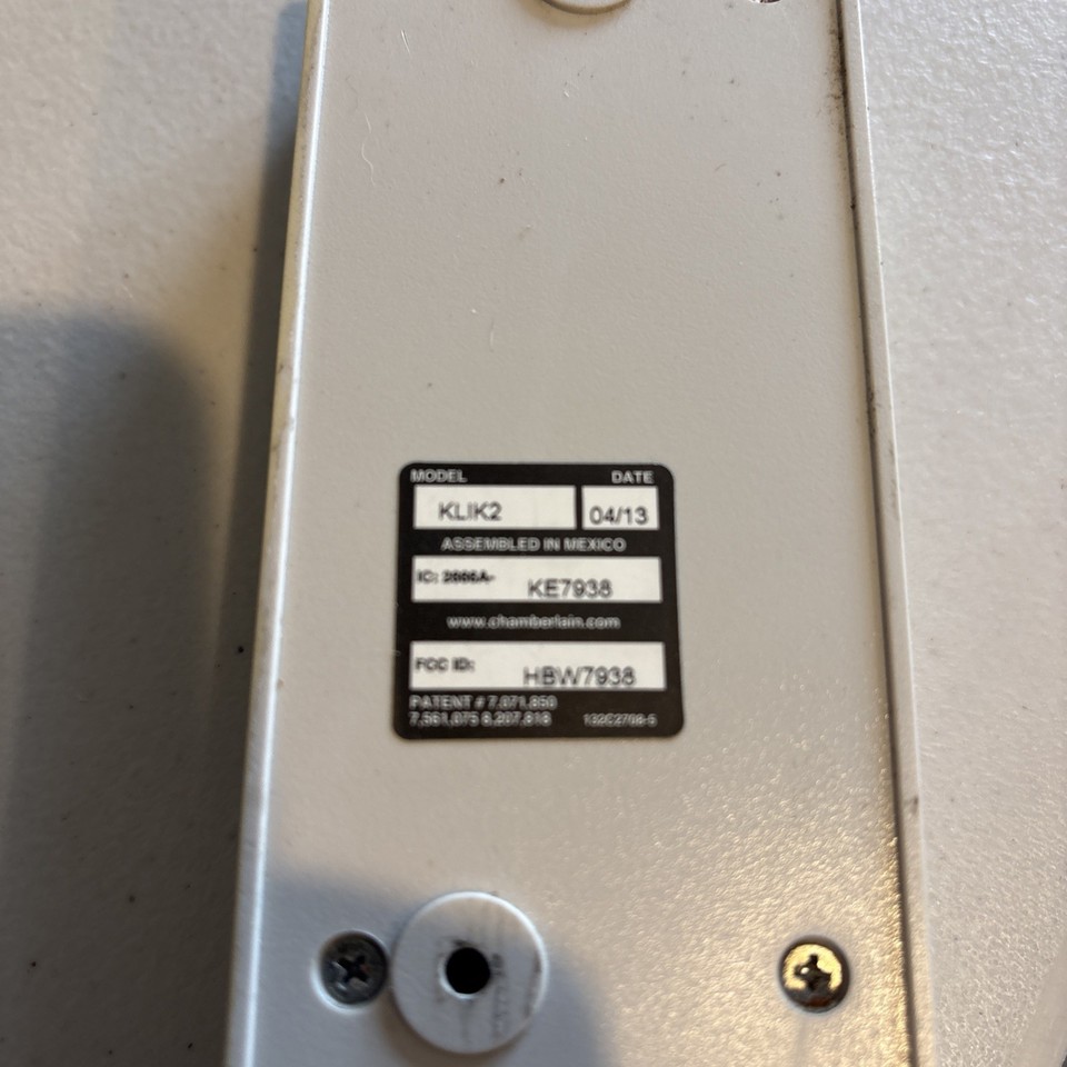 KLIK2U Clicker Liftmaster Chamberlain UNIVERSAL Keyless Entry Keypad ...
