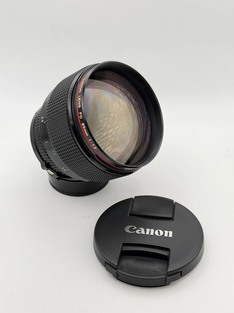 Canon FD 85mm f/1.2 L レンズ フード付き Canon FD 85mm f/1.2 L レンズ フード付き Canon FD 85mm f/1.2 L