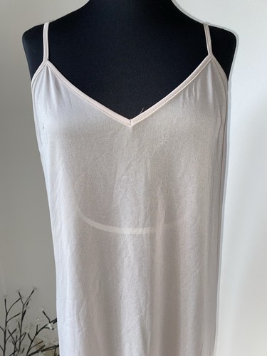H&M Kleid Maxikleid mit Unterkleid Chiffon Blumen Rüschen Boho Gr S M wie Neu - Bild 9 von 10