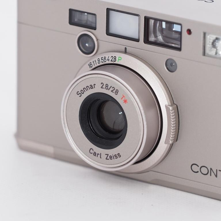 Top Mint] CONTAX Tix Silver Compact Film Camera APS Film From