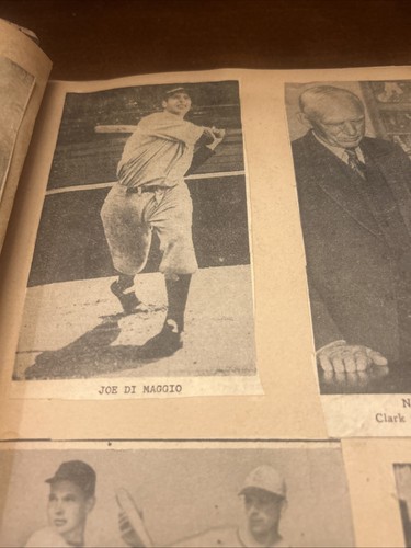 Vintage Circa 1947 Bklyn Dodgers, NY Giants, Yanks HOF, & more Scrapbook - Picture 10 of 19