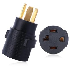 Dryer Adapter, 10-30P to 14-30R Dryer Plug Adapter 3 Prong to 4 Prong Outlet