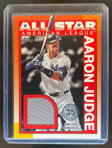 2025 Topps Aaron Judge 1990 All-Star Relics Game Used Jersey #90ASR-AJ