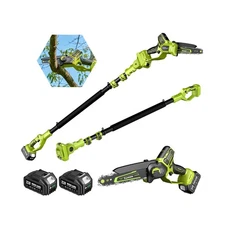 Electric Pole Saws for Tree Trimming, 8" & 6" Mini Chainsaw Battery... Fast Ship