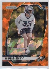 2024 Panini Prizm Rookies Orange Ice Prizm Cooper DeJean #321 Rookie RC