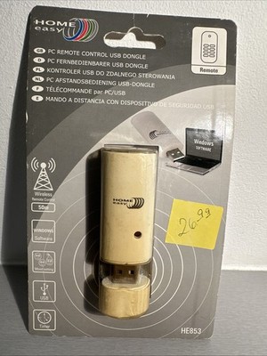 Home Easy USB-Dongle HE853 Fernbedienbarer USB zum PC Ein- / Ausschalten NEUOVP