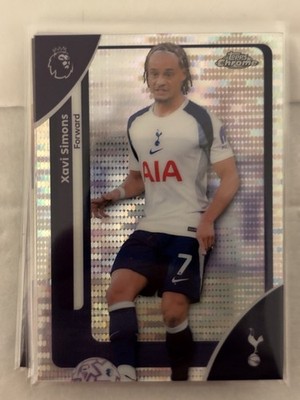 Xavi Simons 2026 Topps Chrome Premier League X-Fractor Tottenham Hotspur