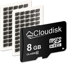 Pack of 100 Micro SD Card 8GB Flash Memory Card Micro SDHC C10 A1 U1 8GB
