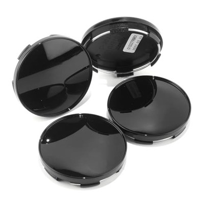 68.5MM 2.7in Wheel Center Caps Hubcaps Rim Outer 69mm/Inner 64mm Glossy Black
