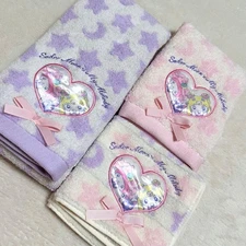 My Melody Luna Towel Satin Soft Hand & Face Towel Used