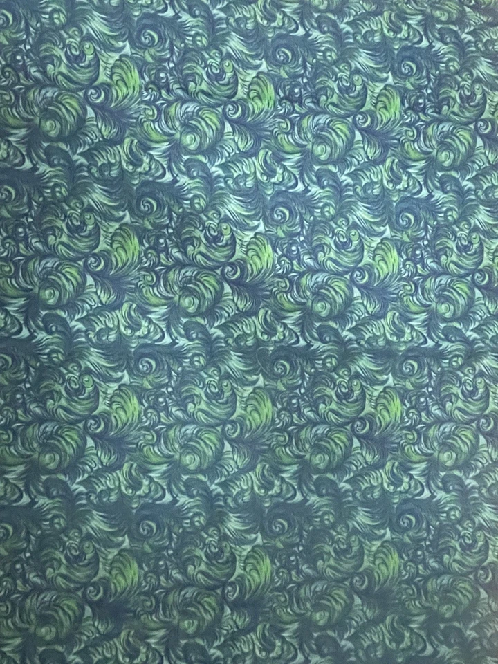 Springs Creative Cotton Fabric - Feathers - 42” wide 32”long lot of 3 styles - Image 2 of 3