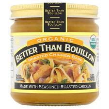 Better Than Bouillon Organic Roasted Chicken Base, Shelf-Stable, 8 oz Jar, 8 oz