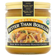 Better Than Bouillon Organic Roasted Chicken Base, Shelf-Stable, 8 oz Jar, 8 oz