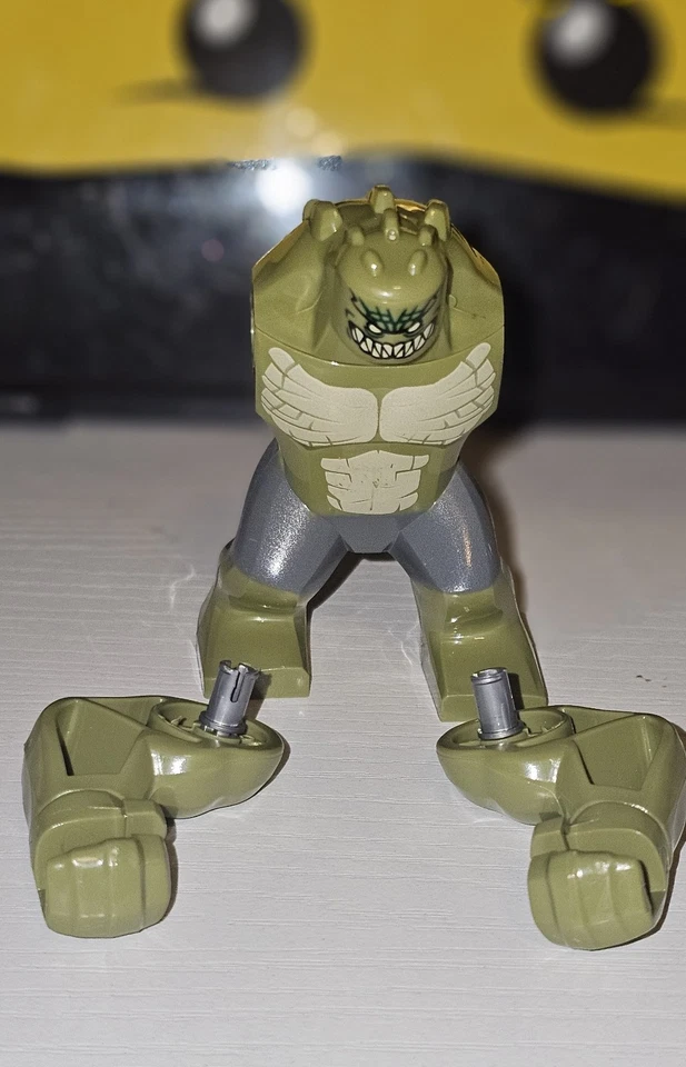 NUEVA DC Superhéroes Killer Croc Minifigura Lego Personalizada 76055 Sewer Smash Bigfig Foto 4 de 4