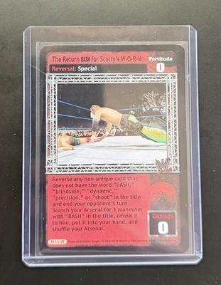 The Return BASH for Scotty's WORM - Great American Bash - WWE Raw Deal CCG LP