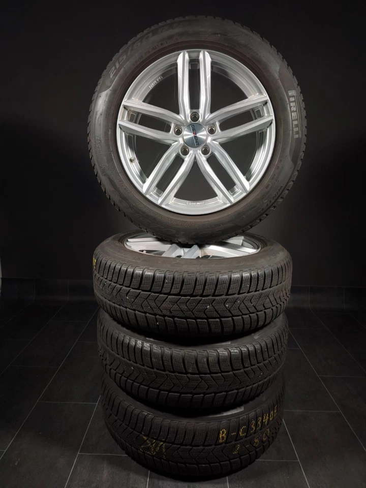 4 Winterreifen 215/60R18 18" Dezent Alufelgen KBA 54026 7,5Jx18 ET 53,5 - Bild 2 von 4