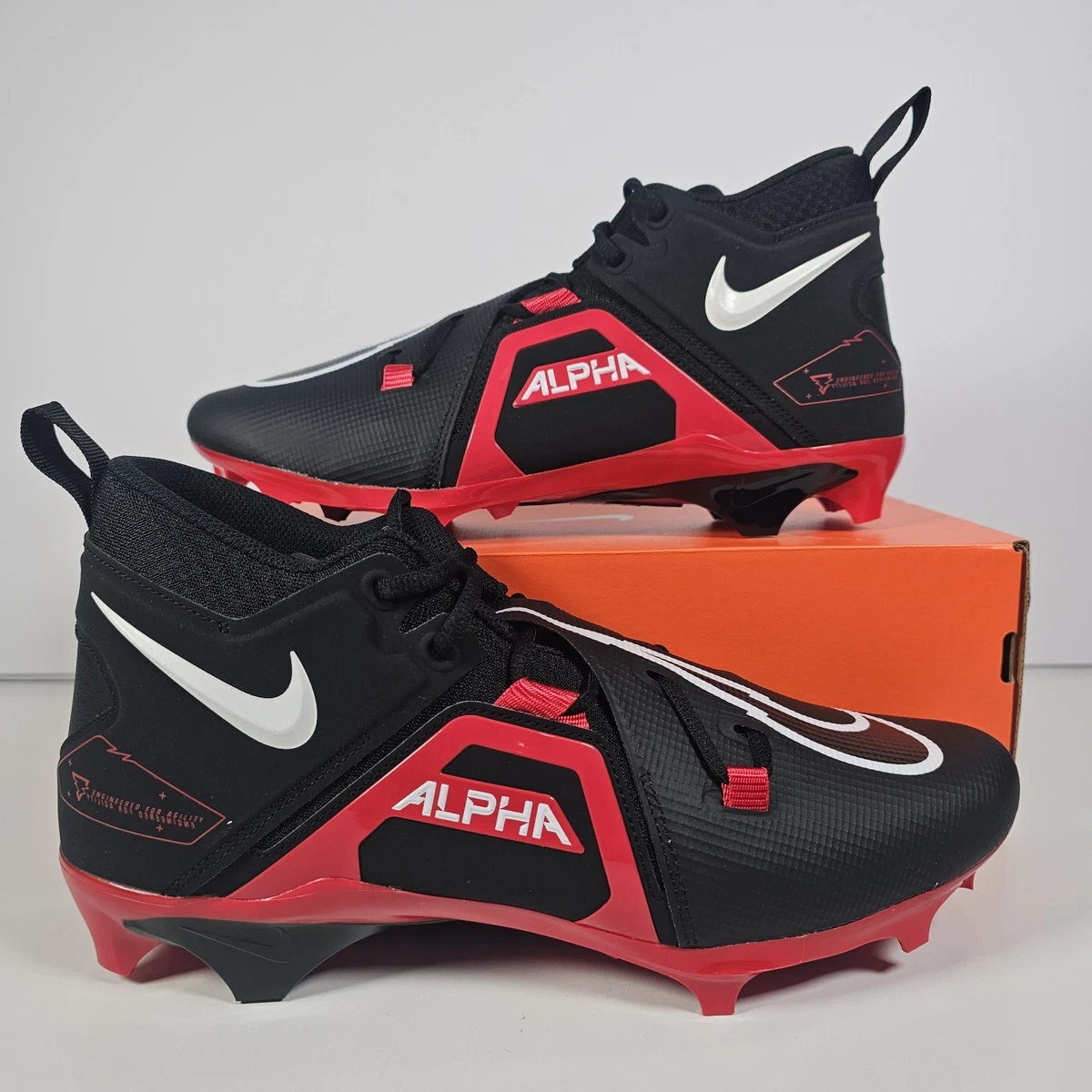 Preços baixos em Nike Alpha Menace Pro 3 White Black | eBay