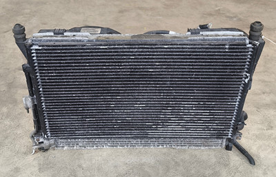 Jaguar X-Type X400 Wasserkühler Kühler Motorkühler Klima Kondensator Lüfter Set
